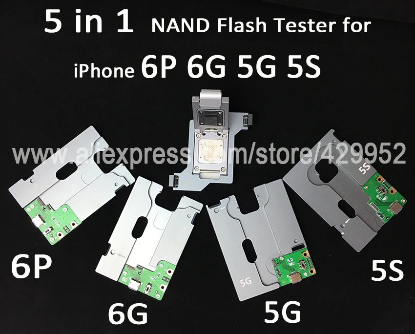 HDD NAND Flash Hard Disk IC Chip Tester Programmer 5 in 1